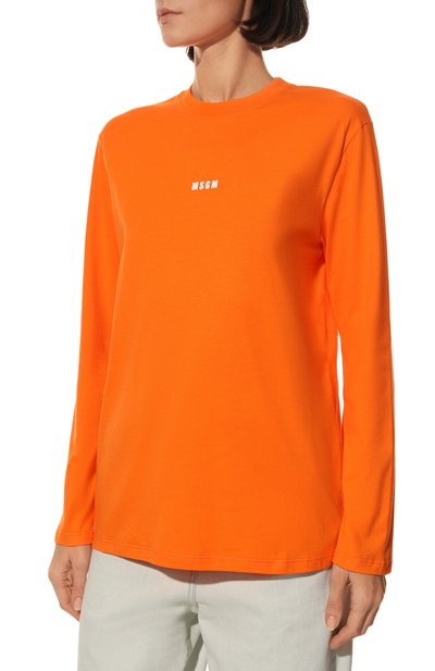 Хлопковый лонгслив MSGM, арт. 3341MDM501 227798, фото 3