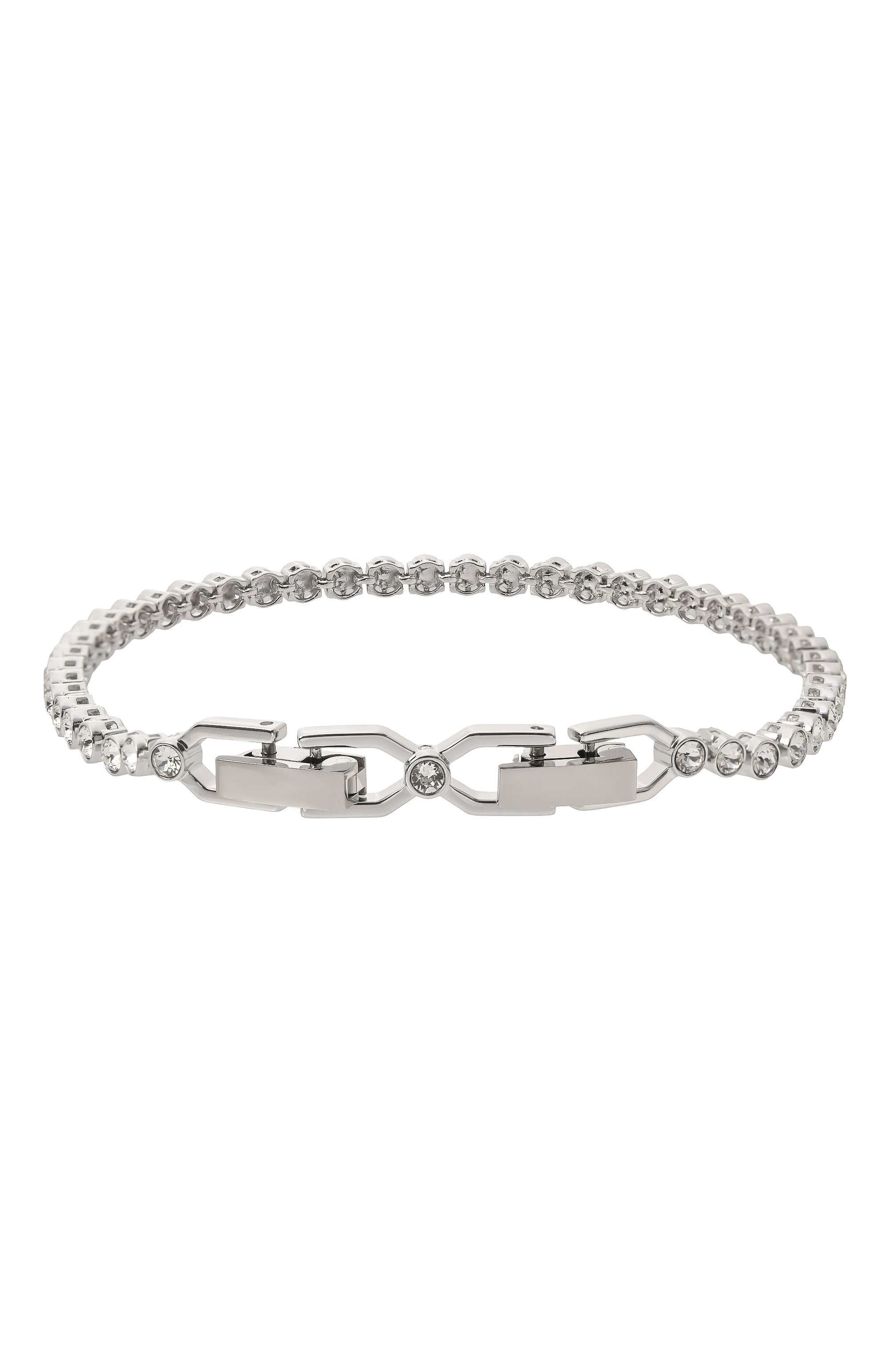 Браслет imber emily tennis SWAROVSKI серебряного цвета по цене 19850 руб., арт. 1808960, фото 3 Браслет imber emily tennis SWAROVSKI, арт. 1808960, фото 3