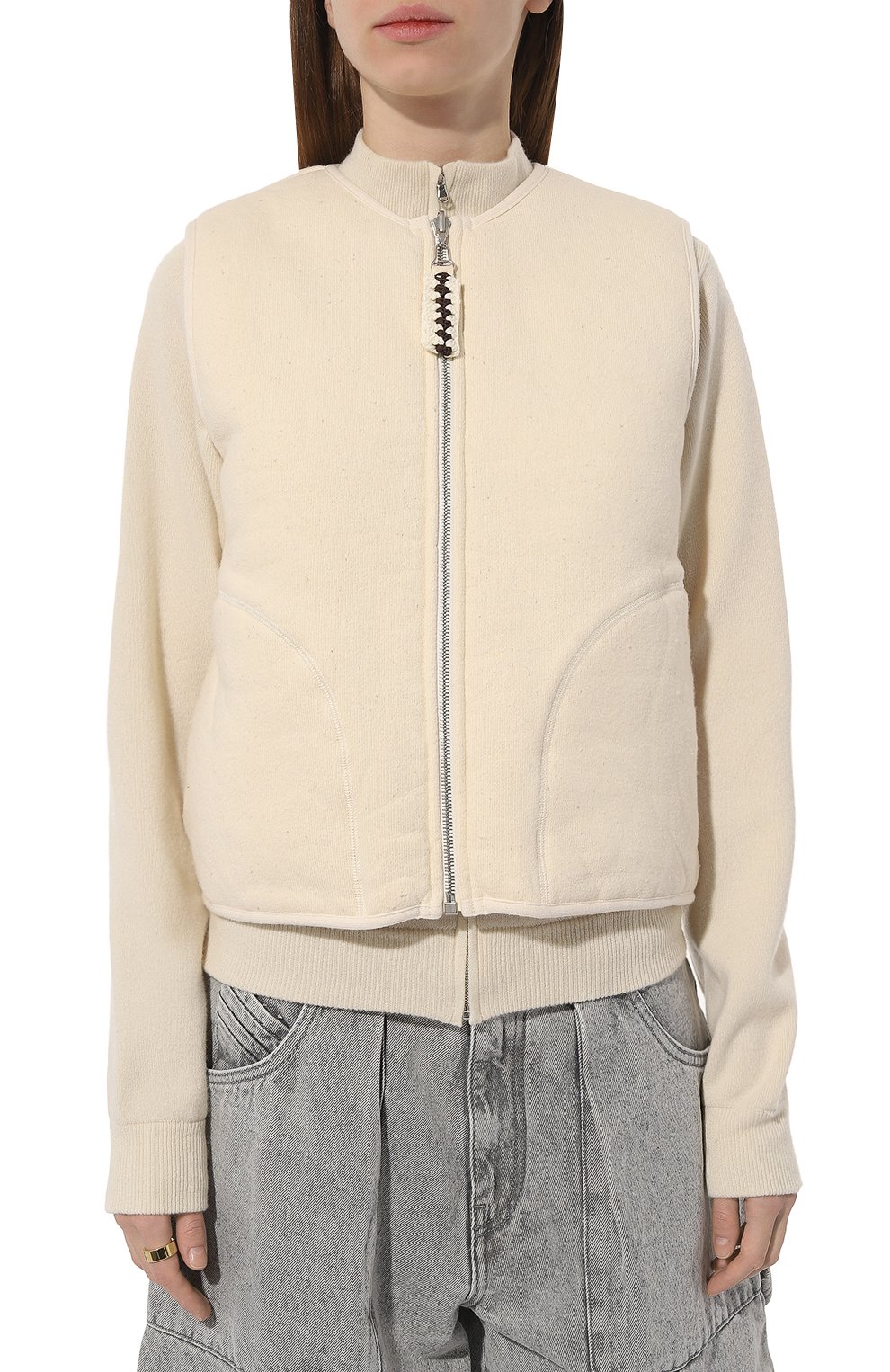 Двусторонний хлопковой жилет JIL SANDER, арт. J40FB0112/J20088, фото 3
