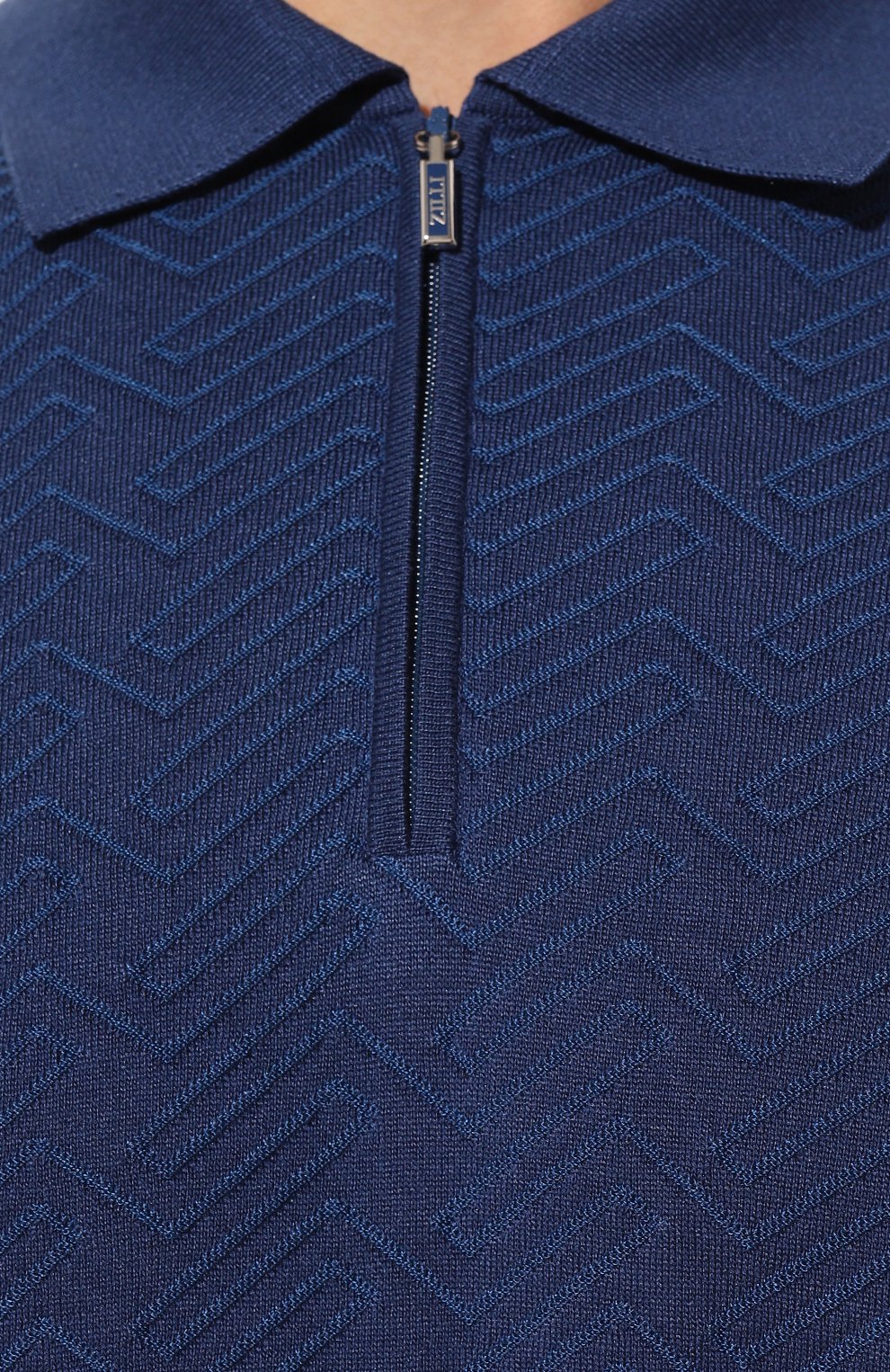 Поло из шелка и хлопка ZILLI, арт. MBZ-PZ052-GE0M1/MC01, фото 5