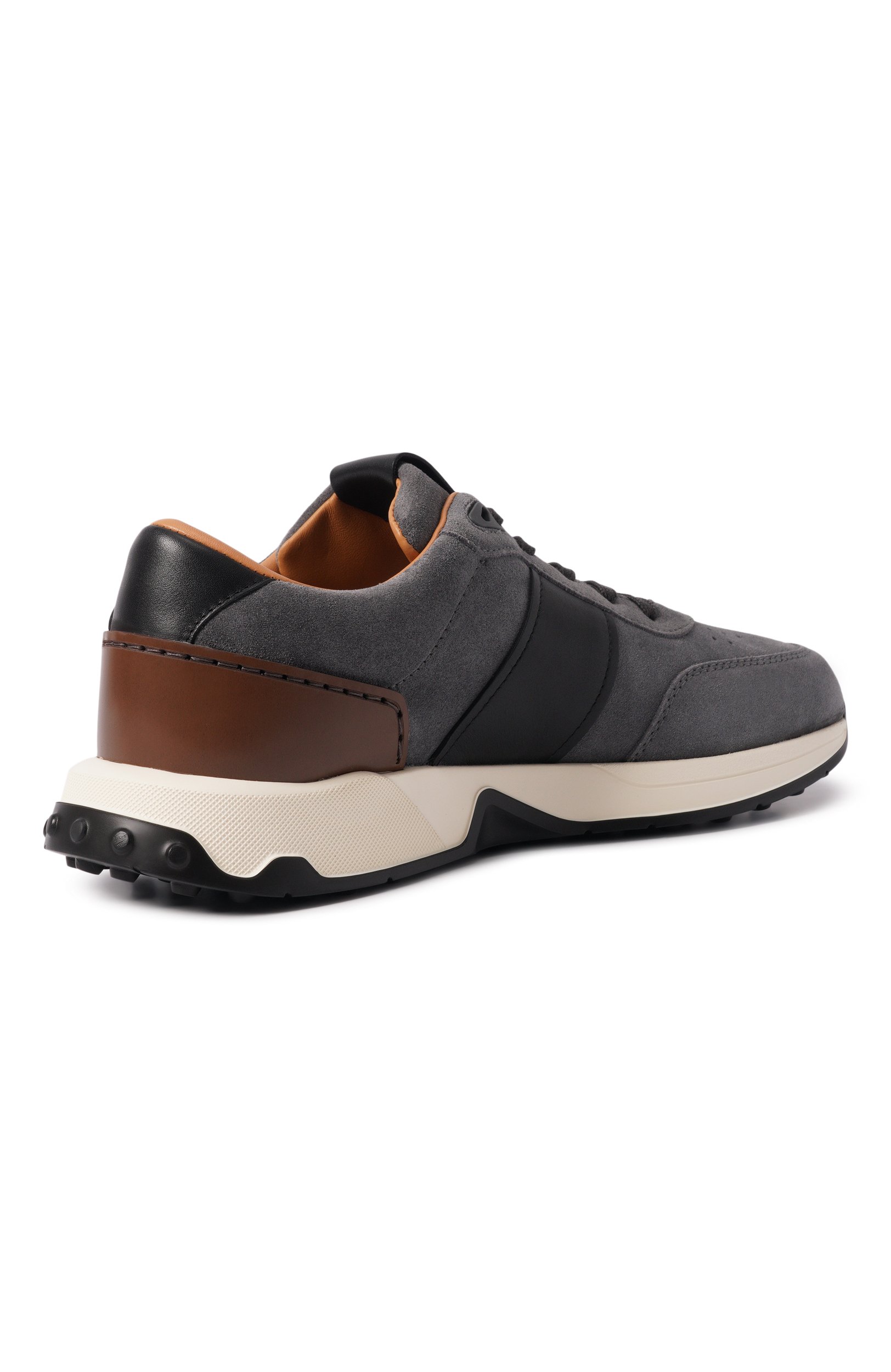 Замшевые кроссовки TOD’S темно-серого цвета по цене 89950 руб., арт. XXM63K0GT80/S0B, фото 4 Замшевые кроссовки TOD’S, арт. XXM63K0GT80/S0B, фото 4