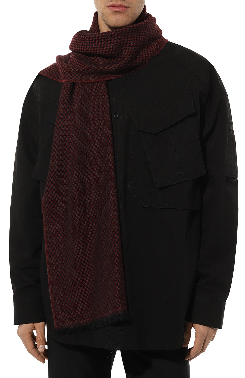 Шерстяной шарф CANALI, арт. 06/TF00275, фото 2