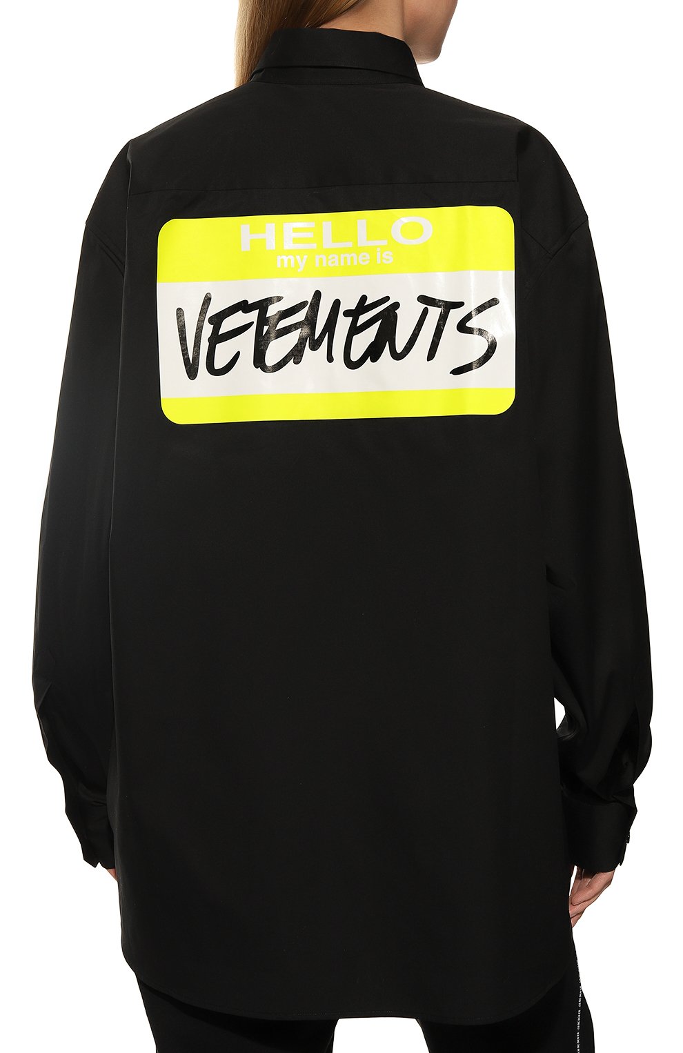 Хлопковая рубашка VETEMENTS, арт. UA53SH500B 1001/M, фото 7