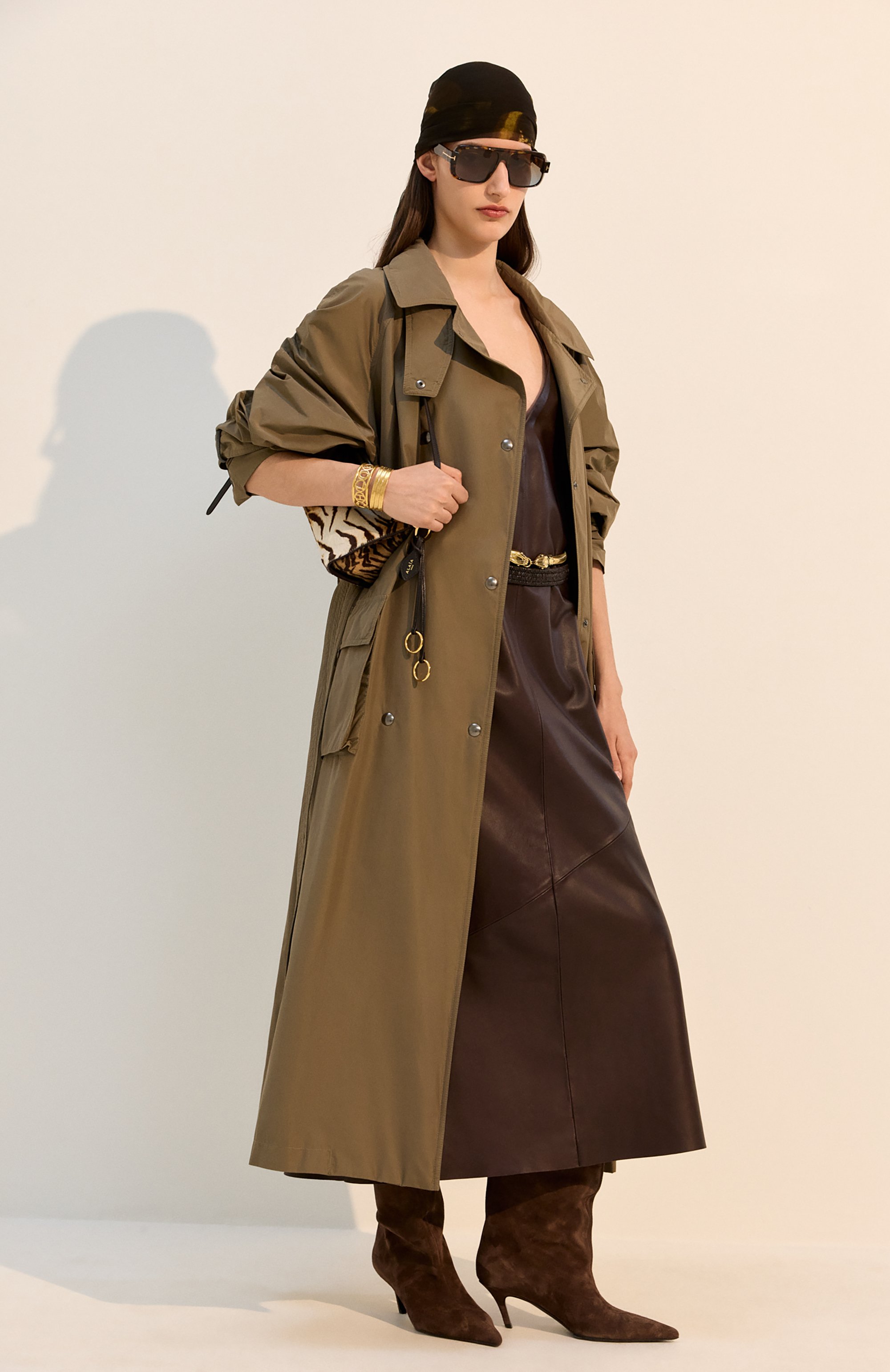 Сумка  le click east west medium ALAIA, арт. AA1S01430I105, фото 7