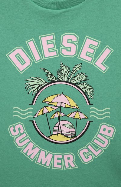 Хлопковая футболка DIESEL, арт. J01126/0EFAN, фото 3