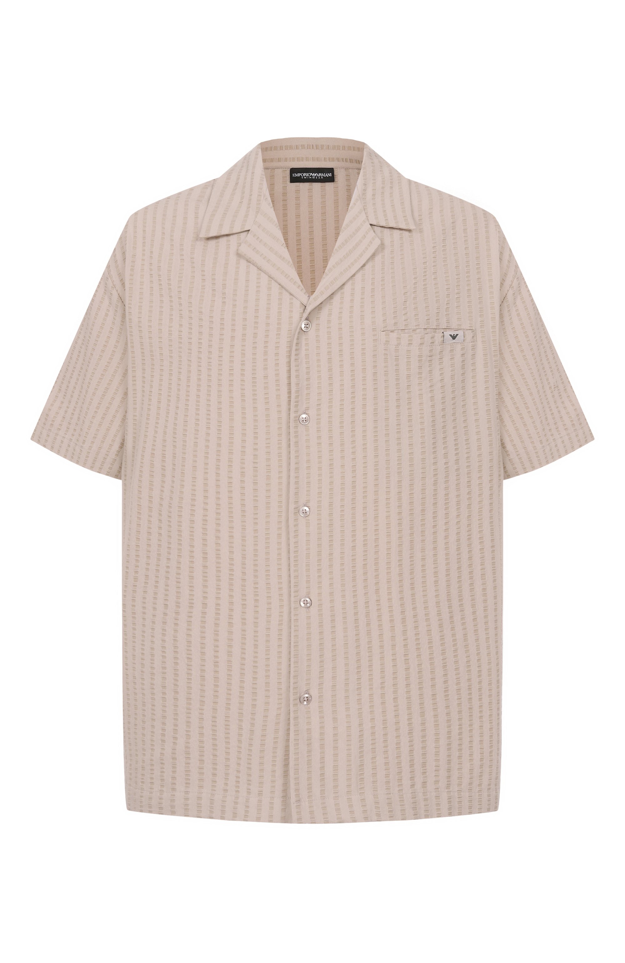 Рубашка из лиоцелла и хлопка EMPORIO ARMANI, арт. EM000593/AF20430, фото 1
