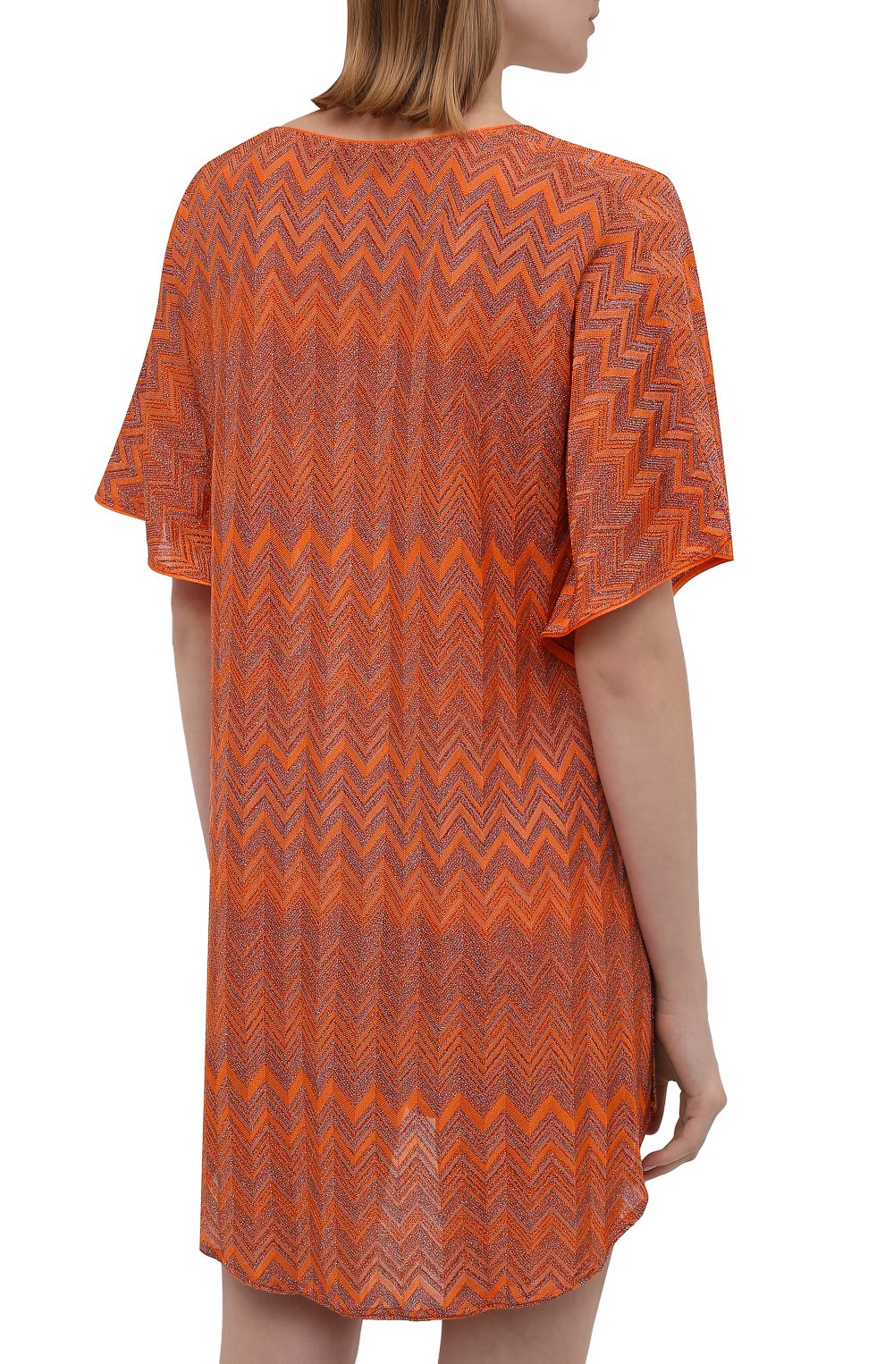 Туника MISSONI оранжевого цвета по цене 59950 руб., арт. MMQ00264/BR00FU, фото 4 Туника MISSONI, арт. MMQ00264/BR00FU, фото 4