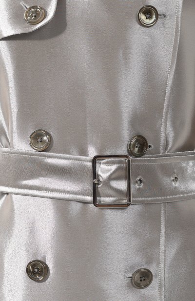 Двубортное пальто из смеси вискозы и шелка с поясом RALPH LAUREN, арт. 290719525, фото 5