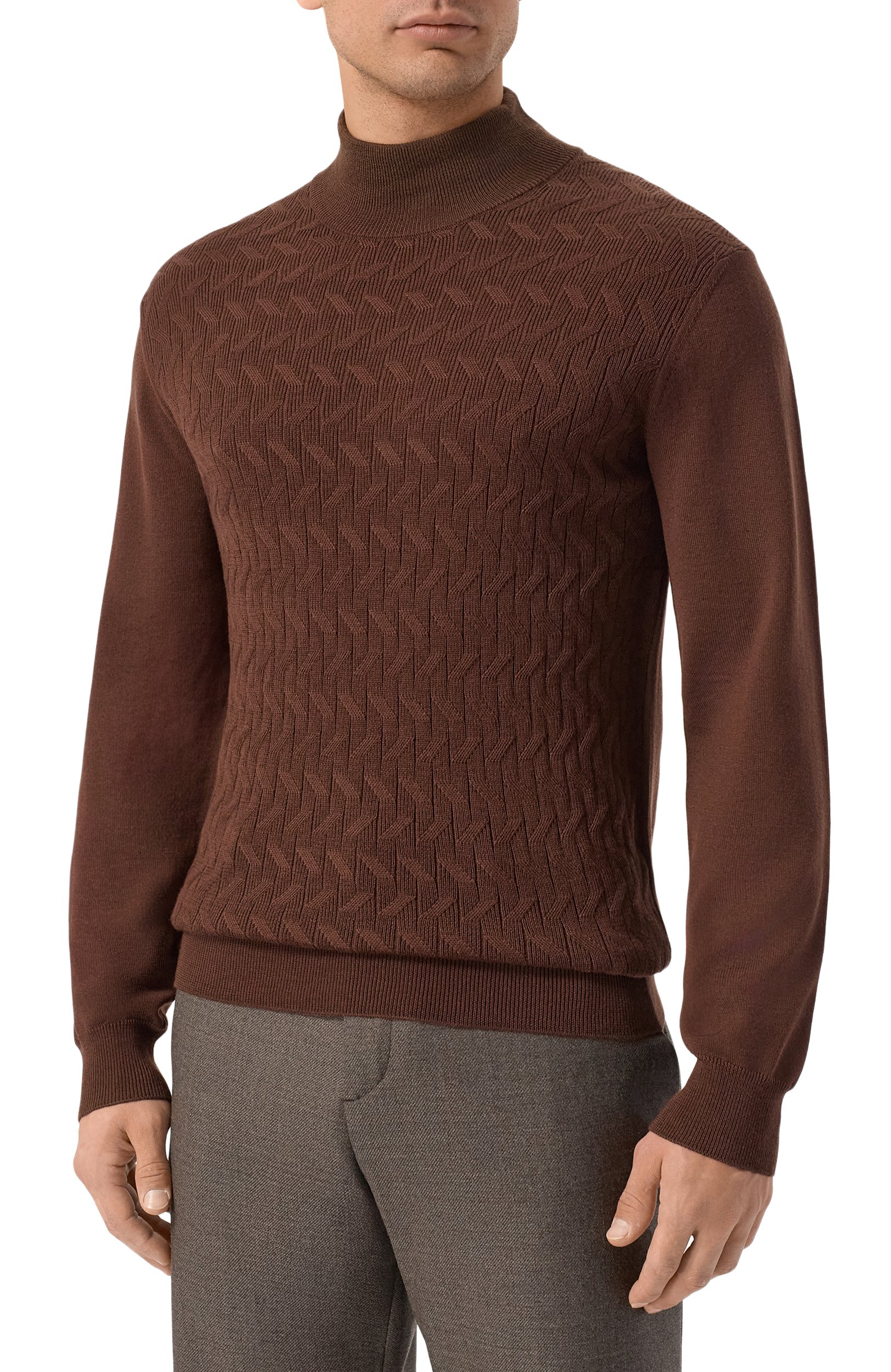 Шерстяная водолазка CORNELIANI, арт. 28M509/2A25136, фото 3