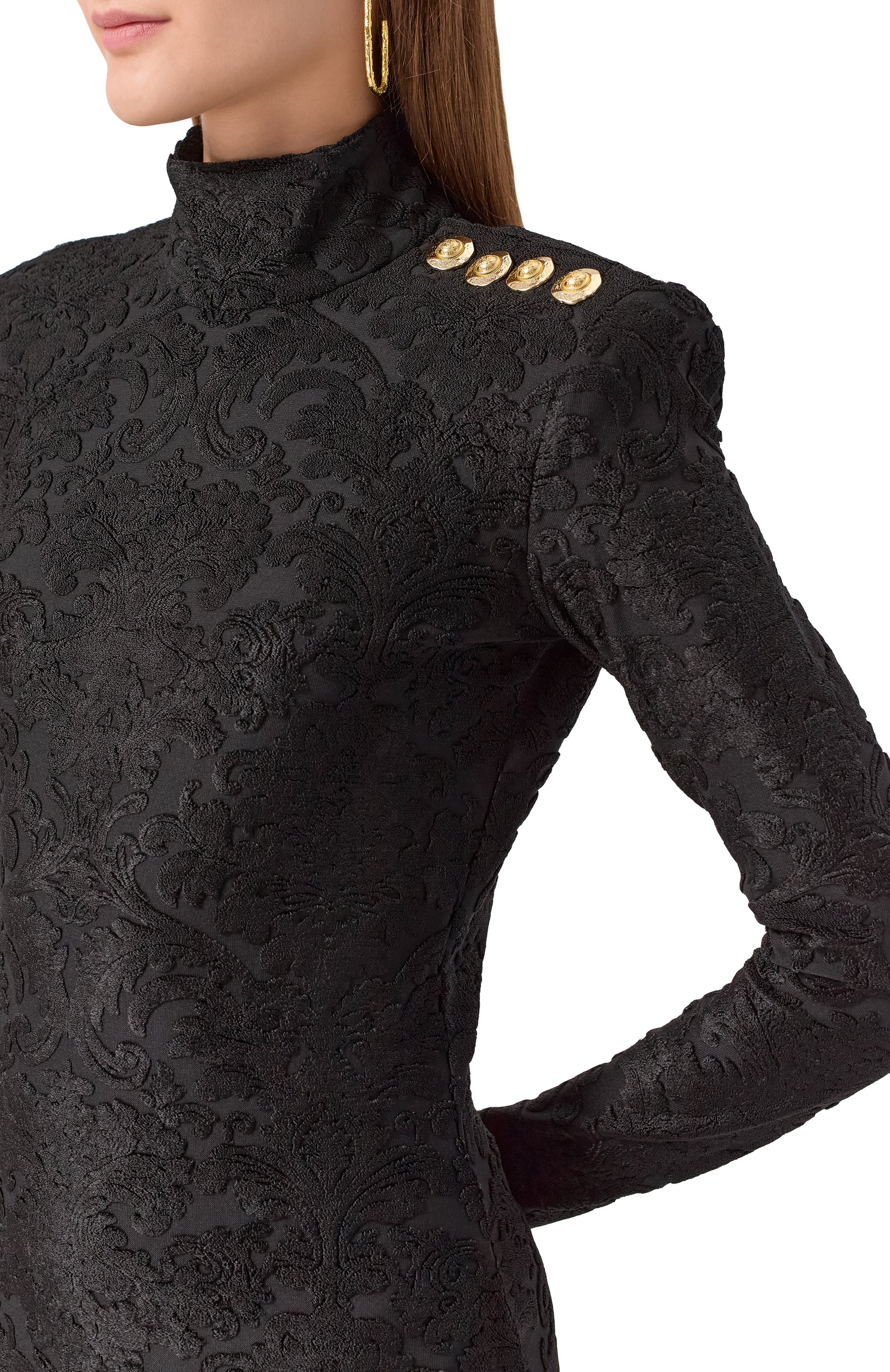 Топ из вискозы BALMAIN, арт. FF1AR962/JK65, фото 5