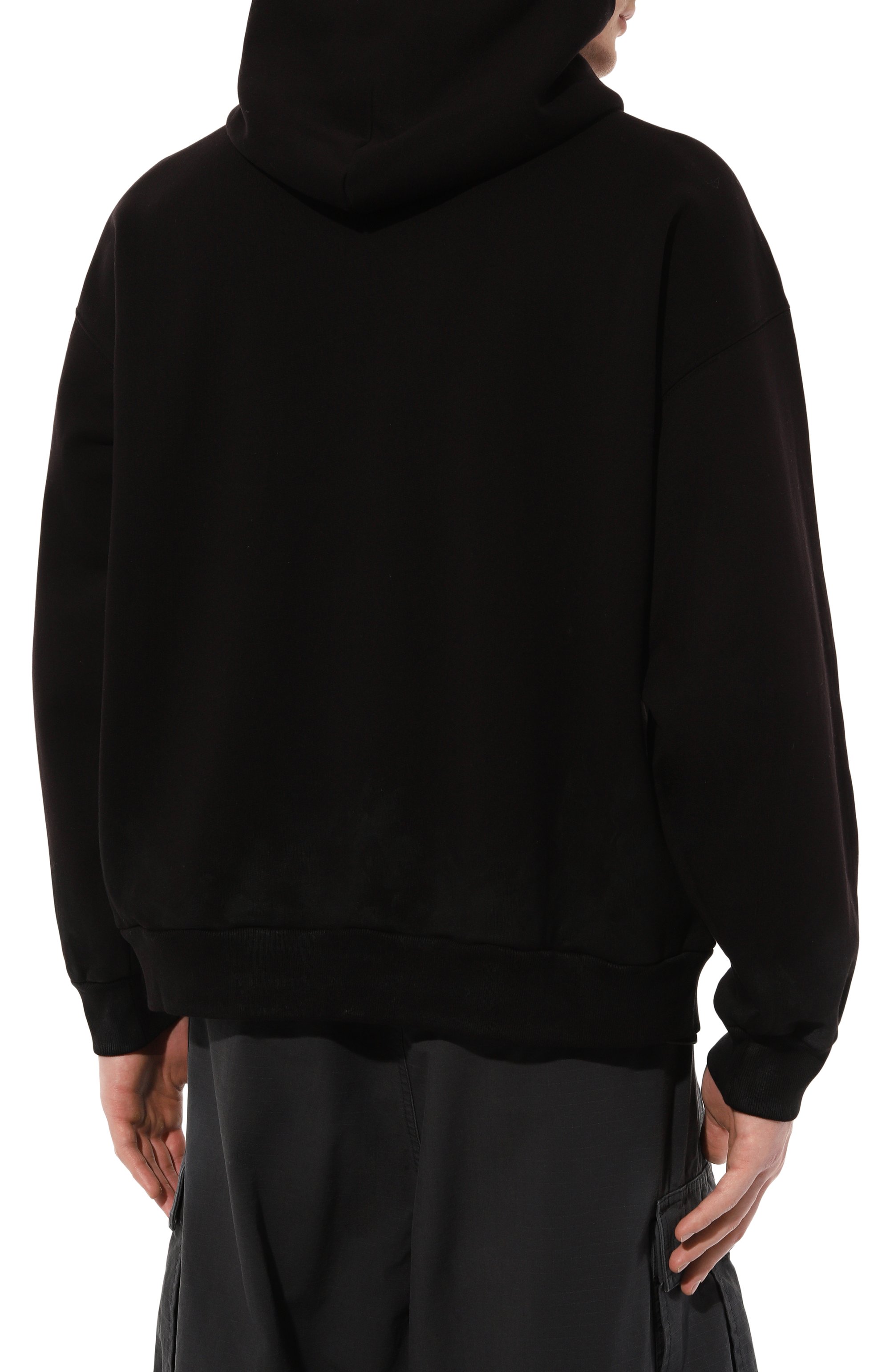 Хлопковое худи BALENCIAGA, арт. 767877/TQVT3, фото 4