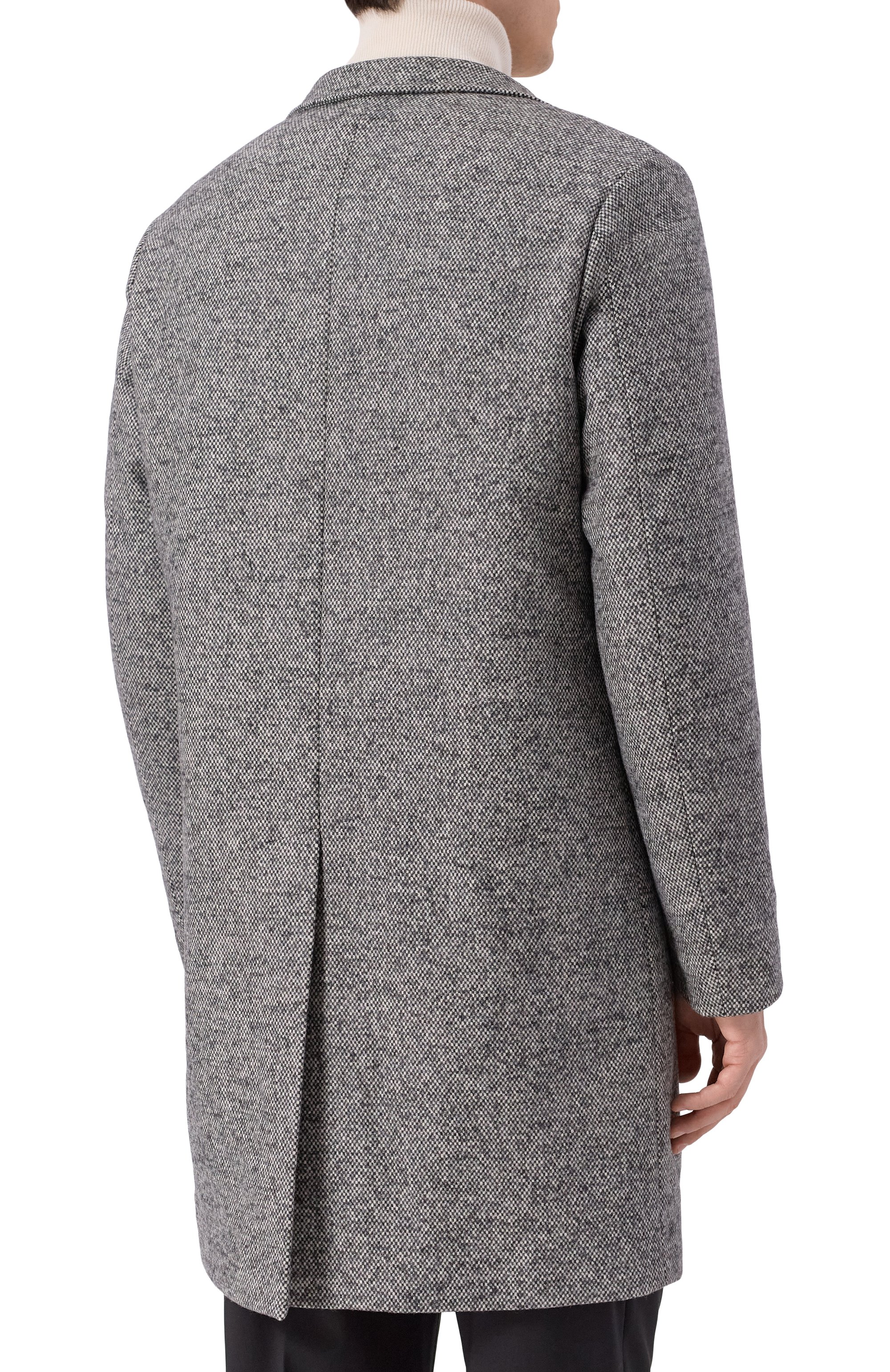 Шерстяное пальто SARTORIA LATORRE серого цвета по цене 113500 руб., арт. CTS056/UI0782, фото 4 Шерстяное пальто SARTORIA LATORRE, арт. CTS056/UI0782, фото 4