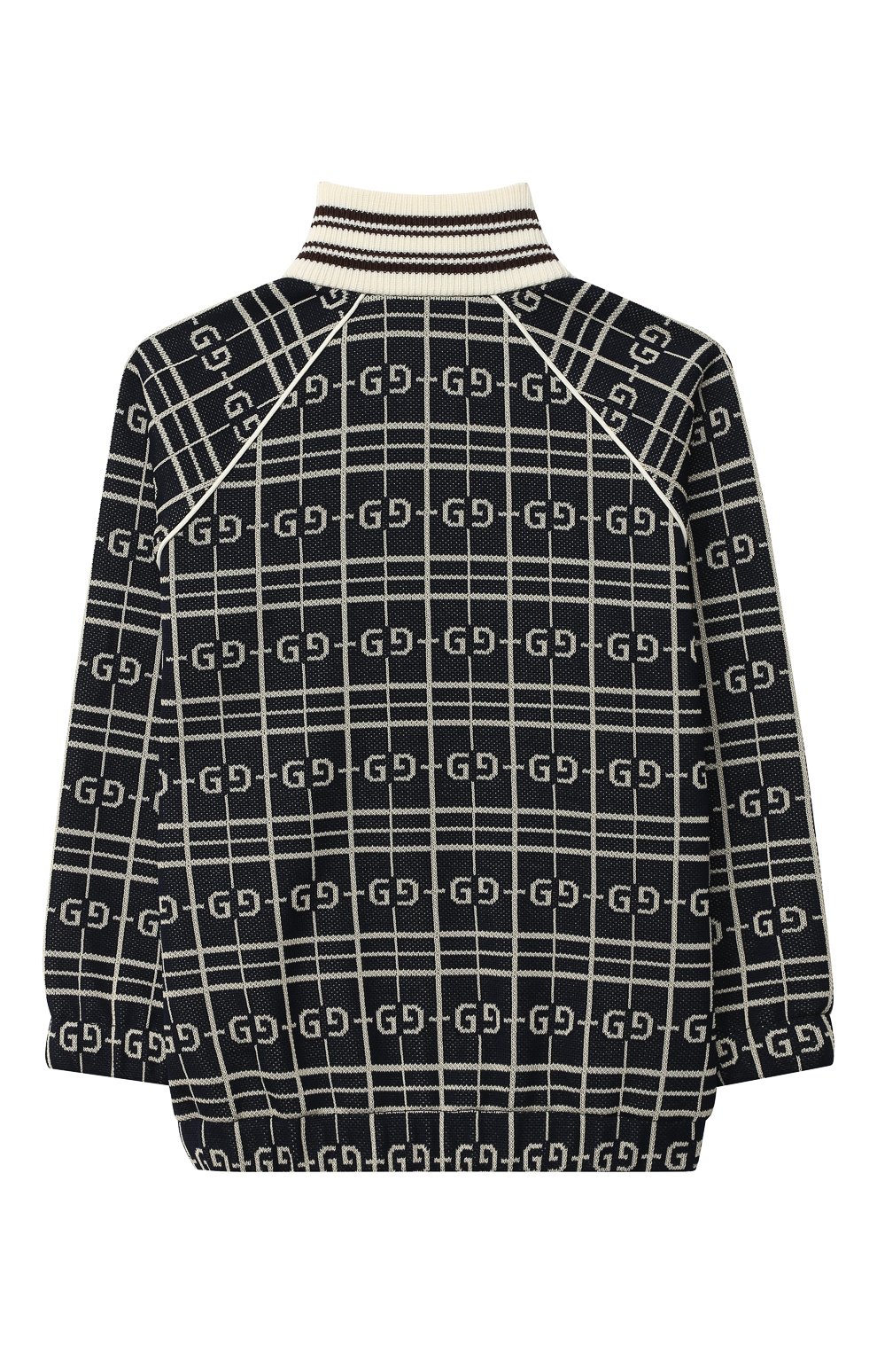 Хлопковая толстовка GUCCI темно-синего цвета по цене 65850 руб., арт. 626298/XJCPK, фото 2 Хлопковая толстовка GUCCI, арт. 626298/XJCPK, фото 2