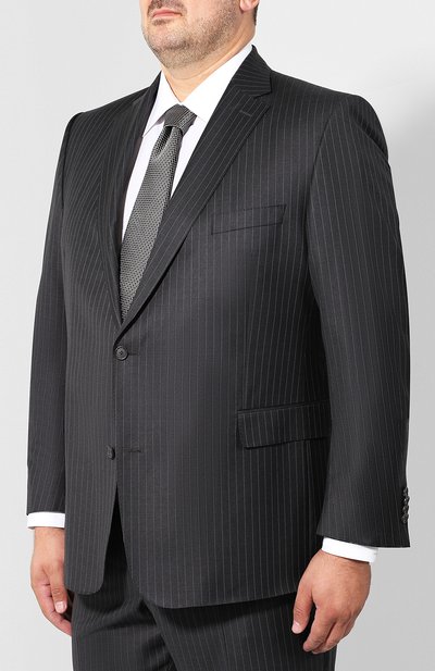 Шерстяной костюм с пиджаком на двух пуговицах EDUARD DRESSLER, арт. N282/12047, фото 2