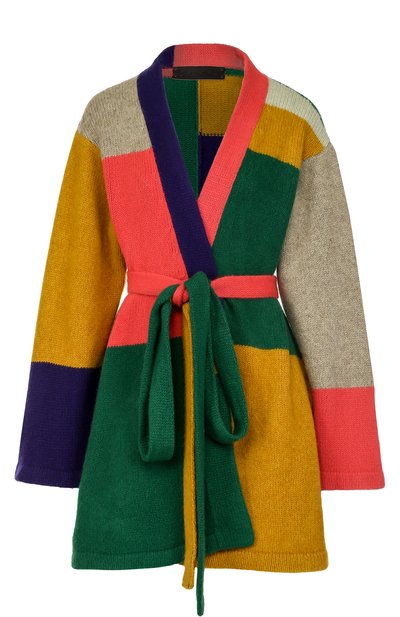 Женский кашемировый кардиган с поясом THE ELDER STATESMAN, арт. HVPTSR