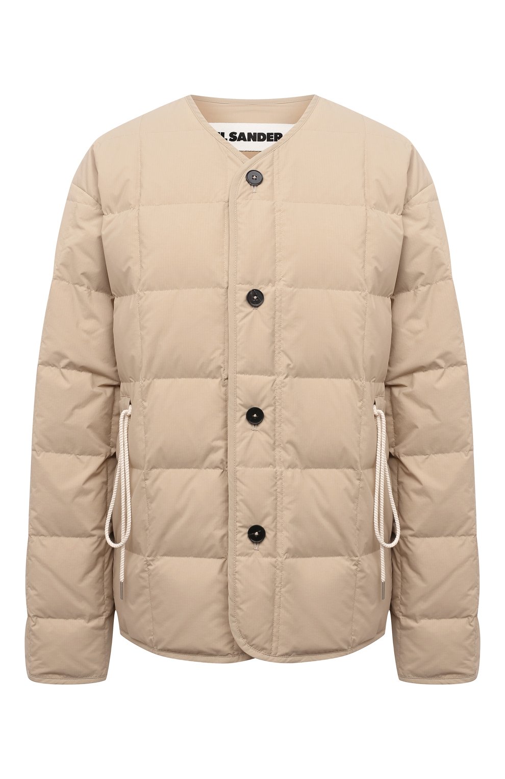 Пуховая куртка JIL SANDER бежевого цвета по цене 152000 руб., арт. JPPS440394-WS460800, фото 1 Пуховая куртка JIL SANDER, арт. JPPS440394-WS460800, фото 1