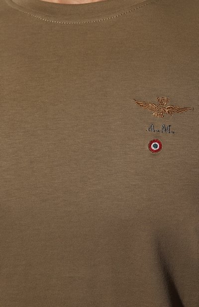 Хлопковая футболка AERONAUTICA MILITARE, арт. 222TS1580J372, фото 5