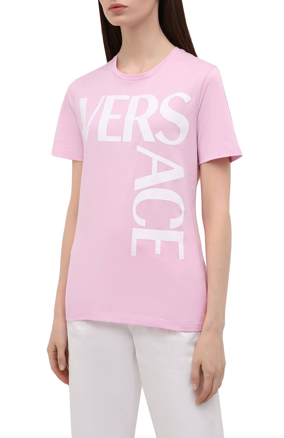 Хлопковая футболка VERSACE, арт. 1001530/1A00603, фото 3