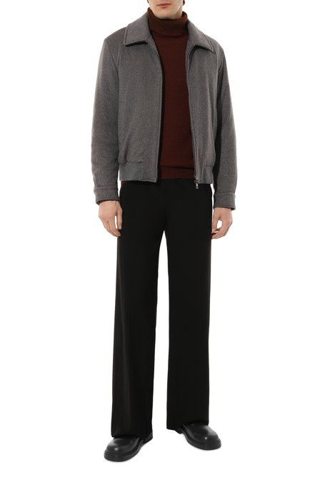 Мужские кожаные дерби BOTTEGA VENETA черного цвета, арт. 754565V2WX0 1000 | Фото 2 (Драгоценные камни: Проставлено; Материал внешний: Натуральная кожа; Материал сплава: Проставлено; Подошва: Плоская; Материал внутренний: Натуральная кожа)