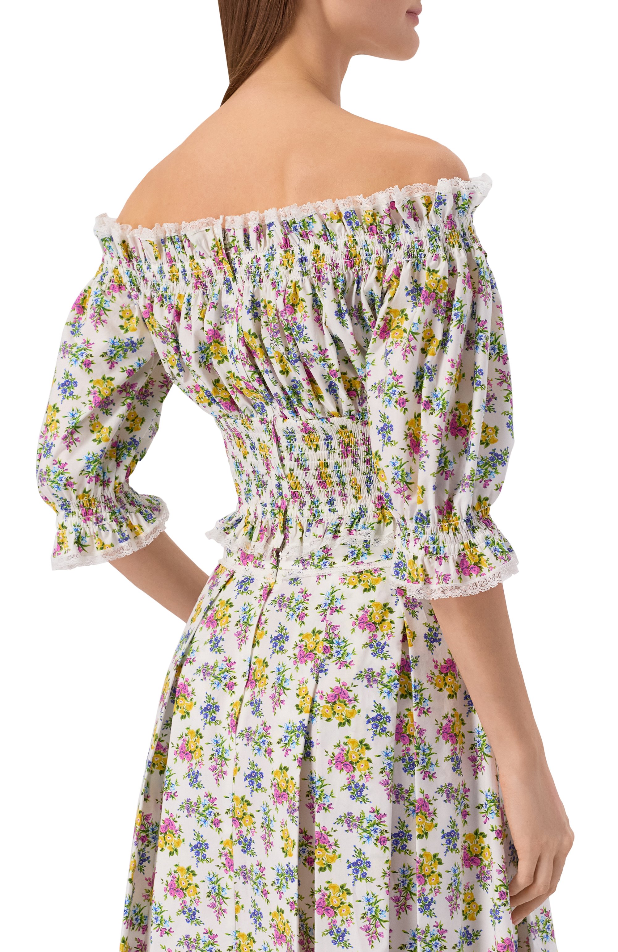 Хлопковый топ DOLCE & GABBANA, арт. F7BG4T/HS5T9, фото 4