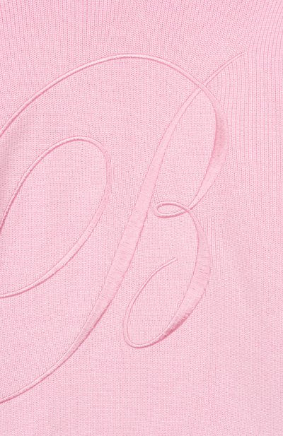 Пуловер из хлопка и шерсти BLUMARINE, арт. BFMA016C/FL011/6A-12A, фото 3