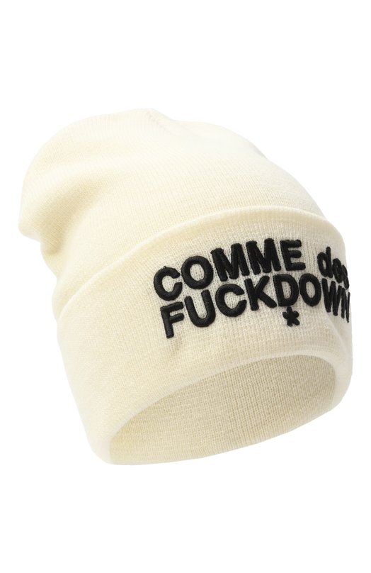 Шапка Comme des Fuckdown CFACX00241 Кремовый CFACX00241