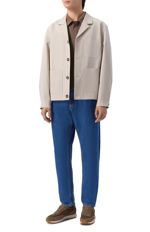 Комбинированные кроссовки Central Park 12 STOREEZ 137808 Коричневый  137808 Фото 2