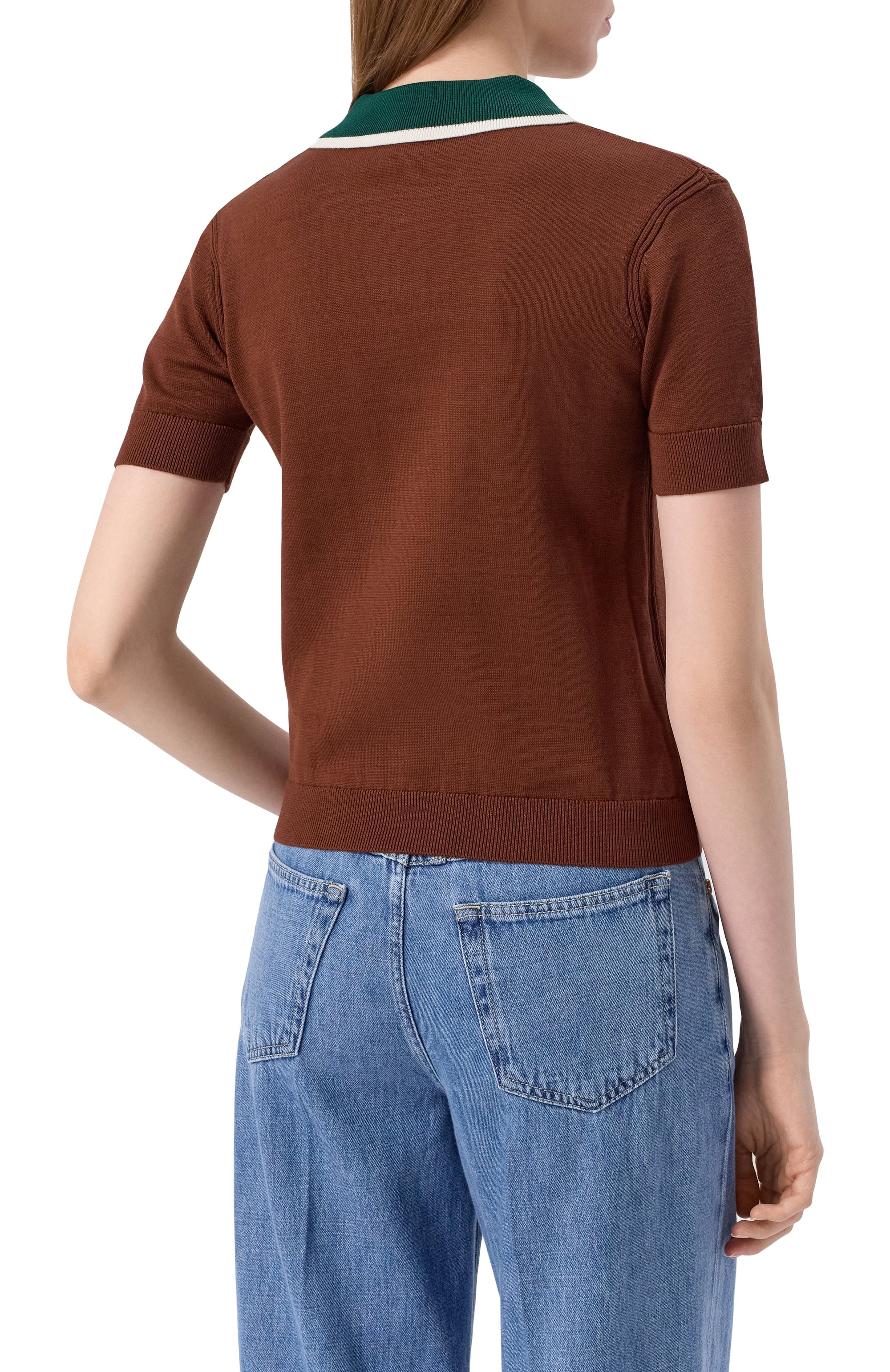 Хлопковое поло CASABLANCA, арт. WS25-KW-948-01, фото 4