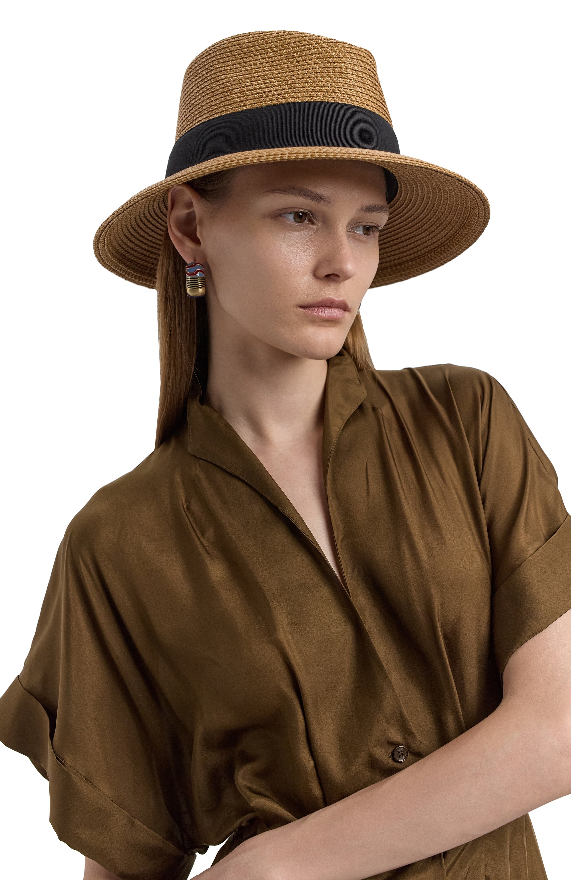 Шляпа ERIC JAVITS, арт. 13582/NATURAL/BLACK, фото 2