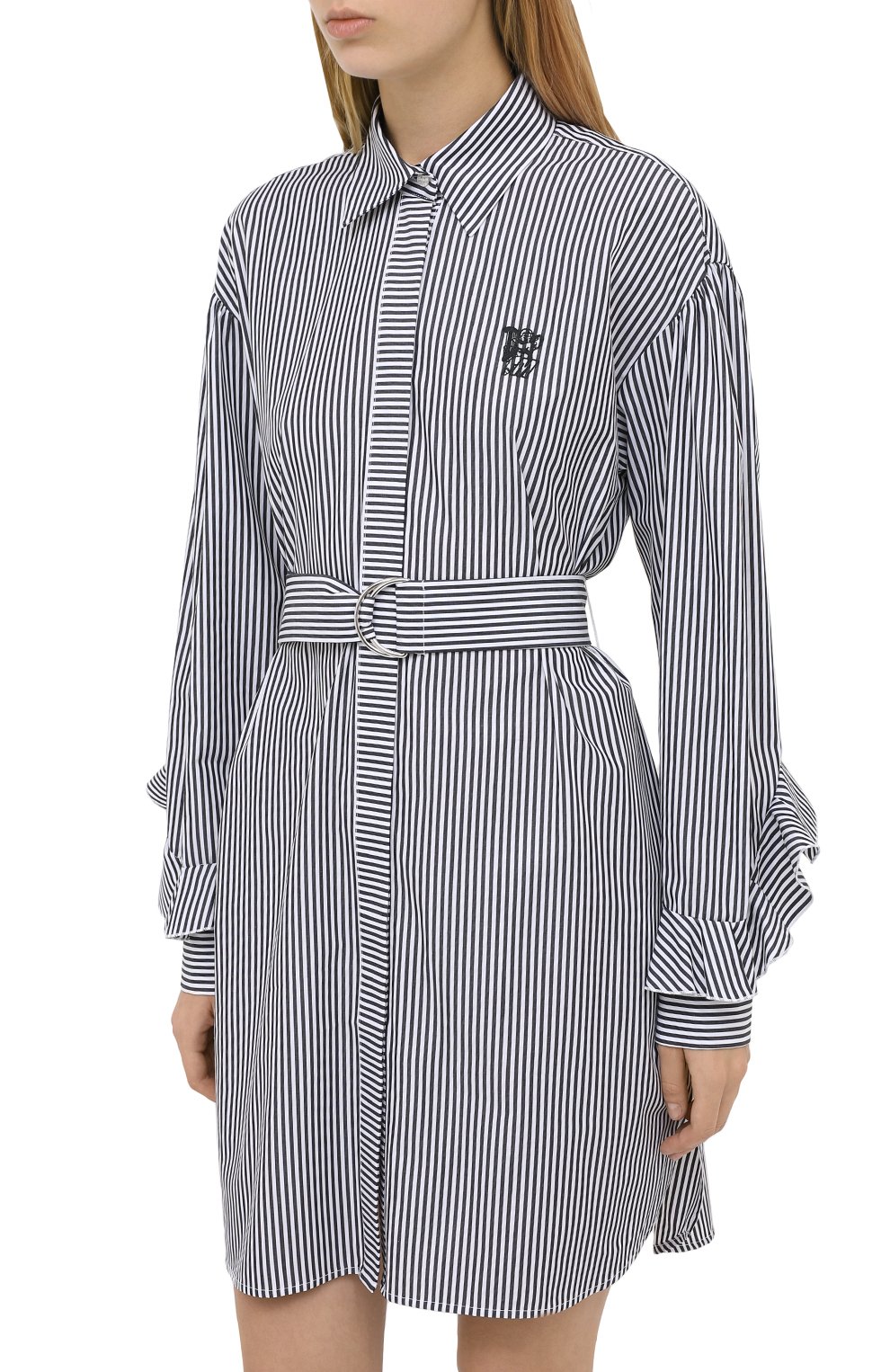 Хлопковое платье MSGM, арт. 2941MDA20AX 207674, фото 3