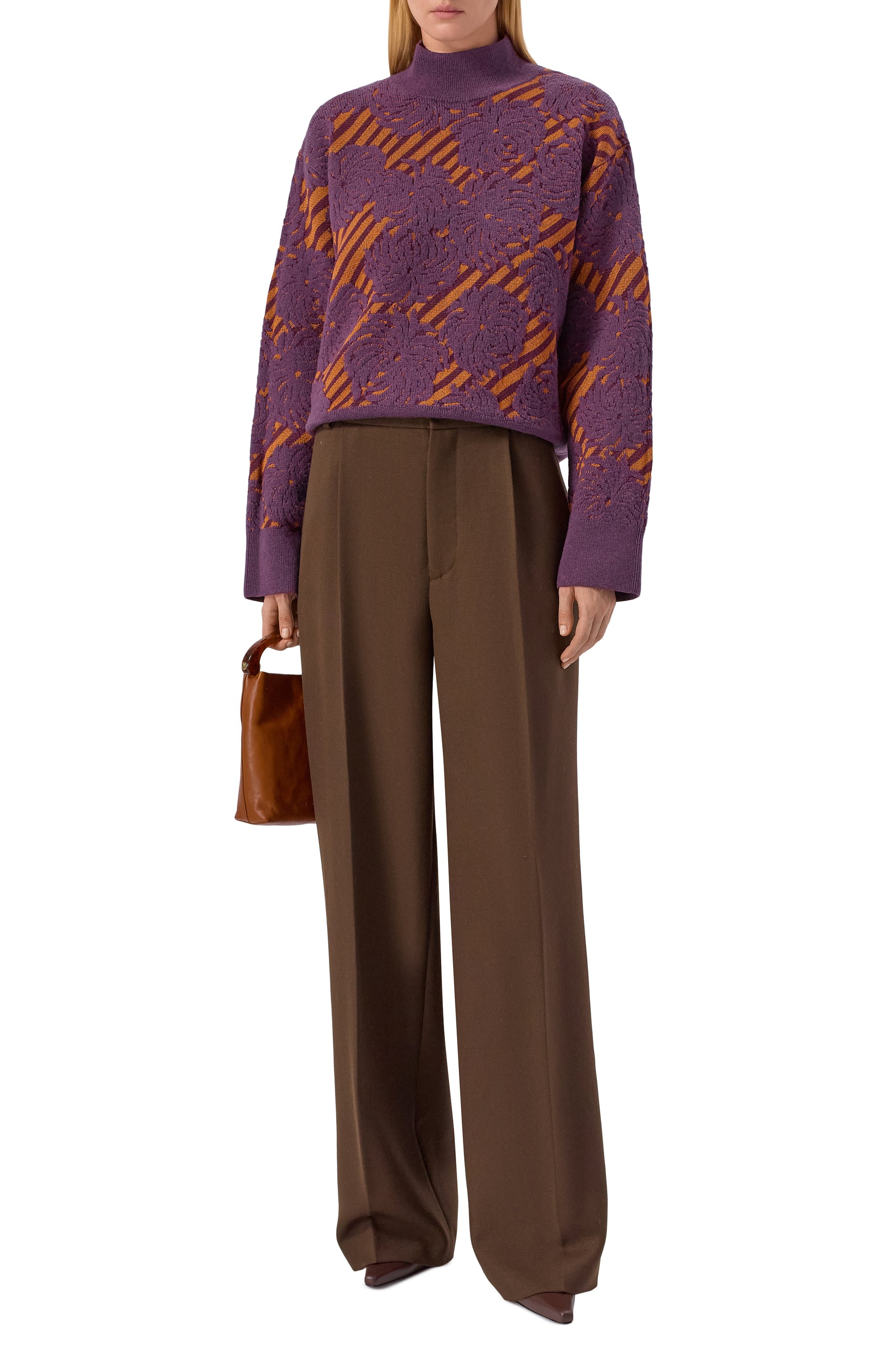 Свитер из шерсти и вискозы DRIES VAN NOTEN, арт. 011237-2731-404, фото 2