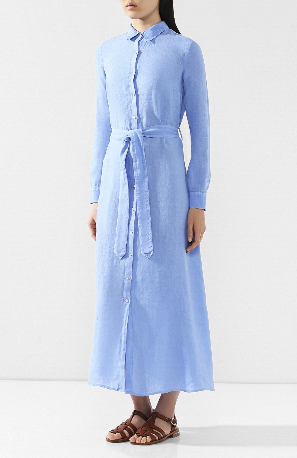 Льняное платье 120% LINO, арт. R1W40HE/0115/000, фото 3