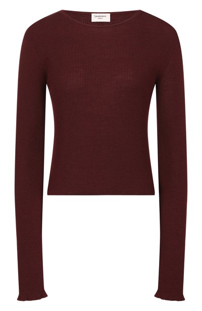 Женский пуловер из кашемира и шерсти SAINT LAURENT, арт. A0000P/YAPK2