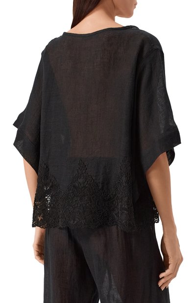 Топ изо льна и вискозы MAURIZIO, арт. W08462179, фото 4