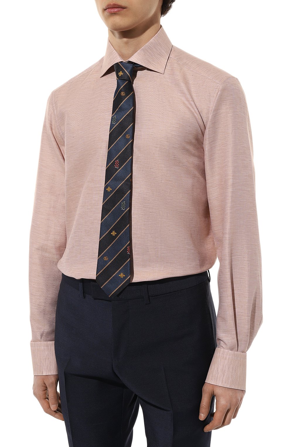 Сорочка из хлопка и шелка STEFANO RICCI, арт. MC000540/R2150, фото 3