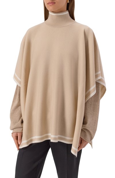 Двустороннее шерстяное пончо BOSS, арт. 50524275, фото 3