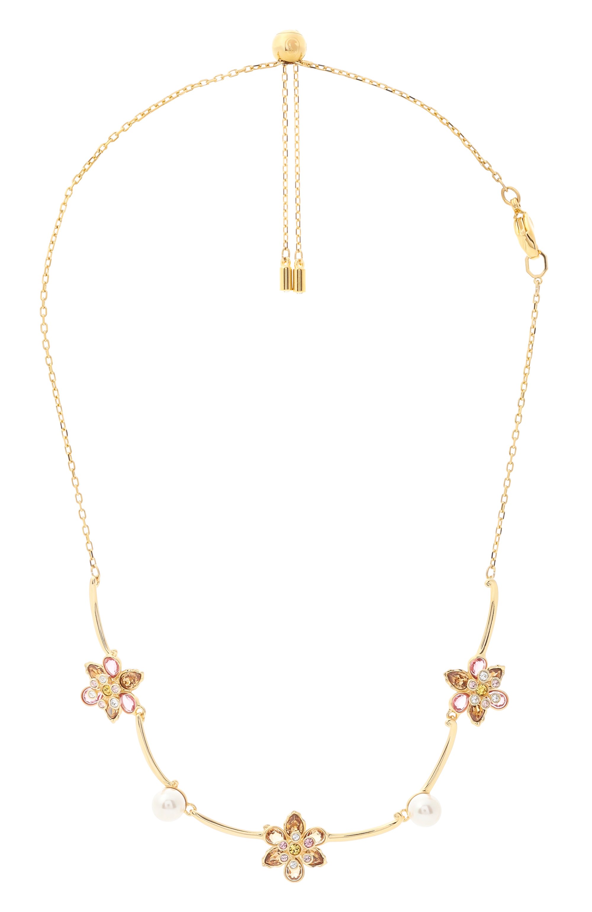 Колье idyllia SWAROVSKI золотого цвета по цене 29950 руб., арт. 5732388, фото 1 Колье idyllia SWAROVSKI, арт. 5732388, фото 1