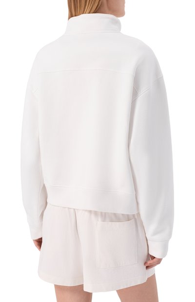 Хлопковый анорак luxury club SPORTY AND RICH, арт. ST0998842WH01/S&R LUXURY CLUB QUARTER ZIP, фото 4