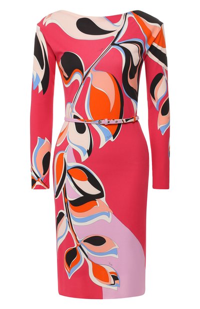 Женское платье с поясом EMILIO PUCCI, арт. 0EJH41/0E842