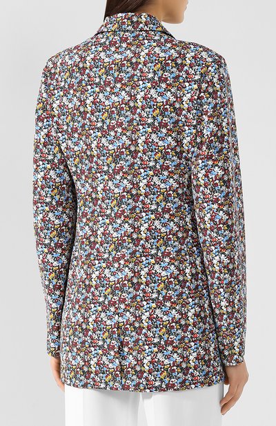 Жакет  с принтом VICTORIA BECKHAM, арт. JK STR 5812F MSS19 MINI FL0RAL FAILLE, фото 4