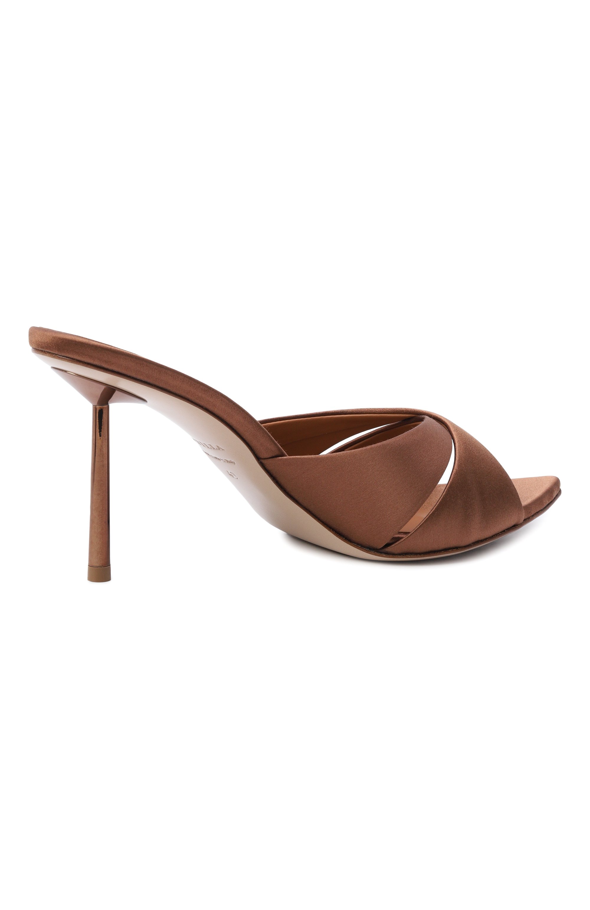 Атласные мюли shirley 80 LE SILLA, арт. 6621F080BXPPSME, фото 5