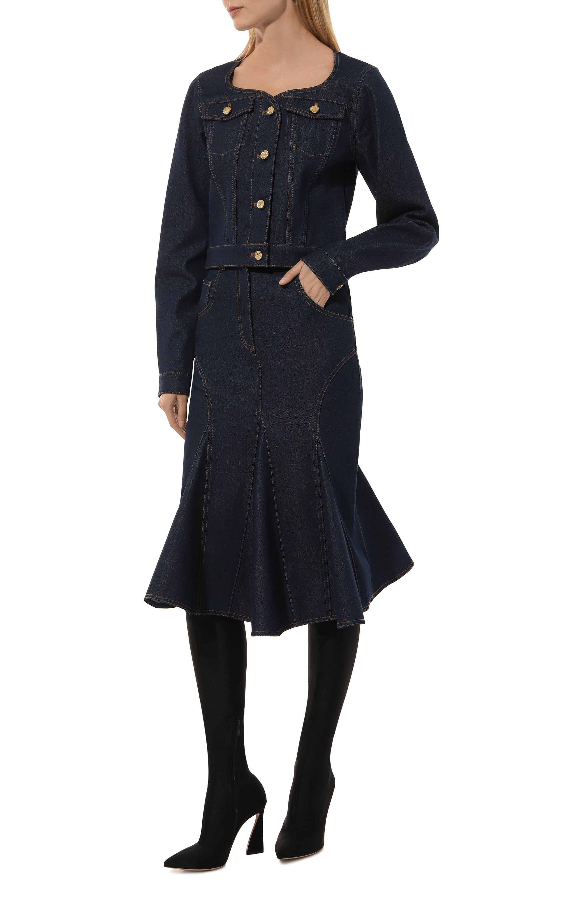 Джинсовый жакет NINA RICCI, арт. 24ADVE016/C01082, фото 2