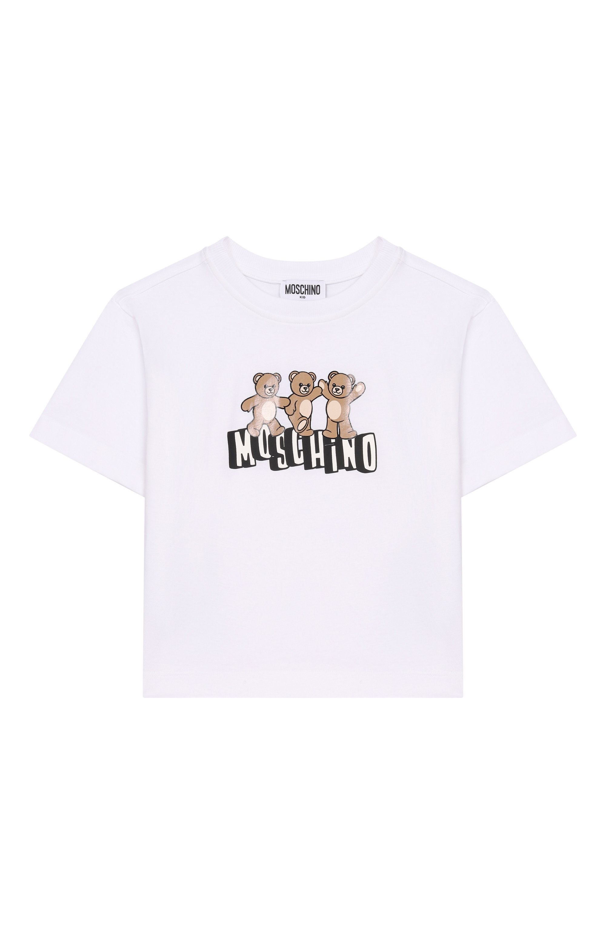 Комплект из футболки и шорт MOSCHINO темно-синего цвета по цене 24000 руб., арт. HUG00W/LCA88, фото 2 Комплект из футболки и шорт MOSCHINO, арт. HUG00W/LCA88, фото 2