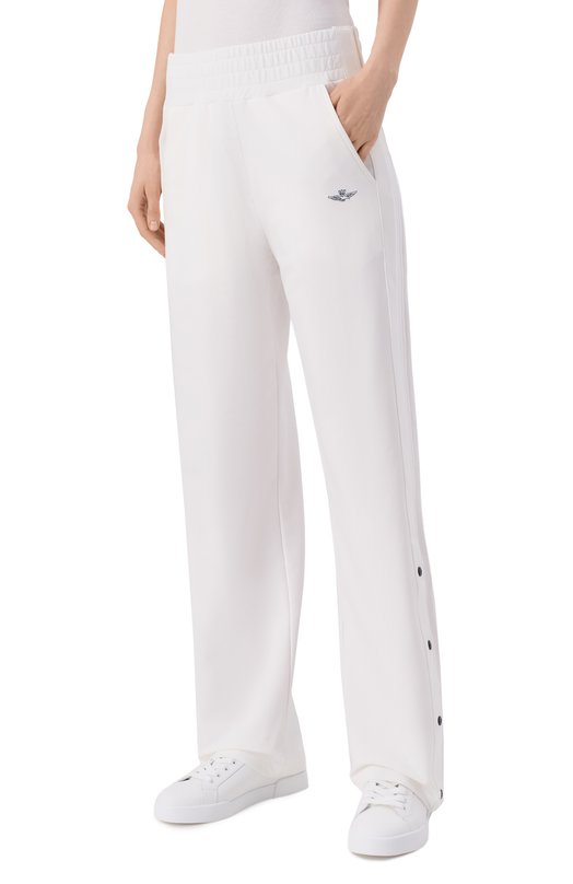 Хлопковые брюки Aeronautica Militare PF1013DF00671 Белый  PF1013DF00671 Фото 3