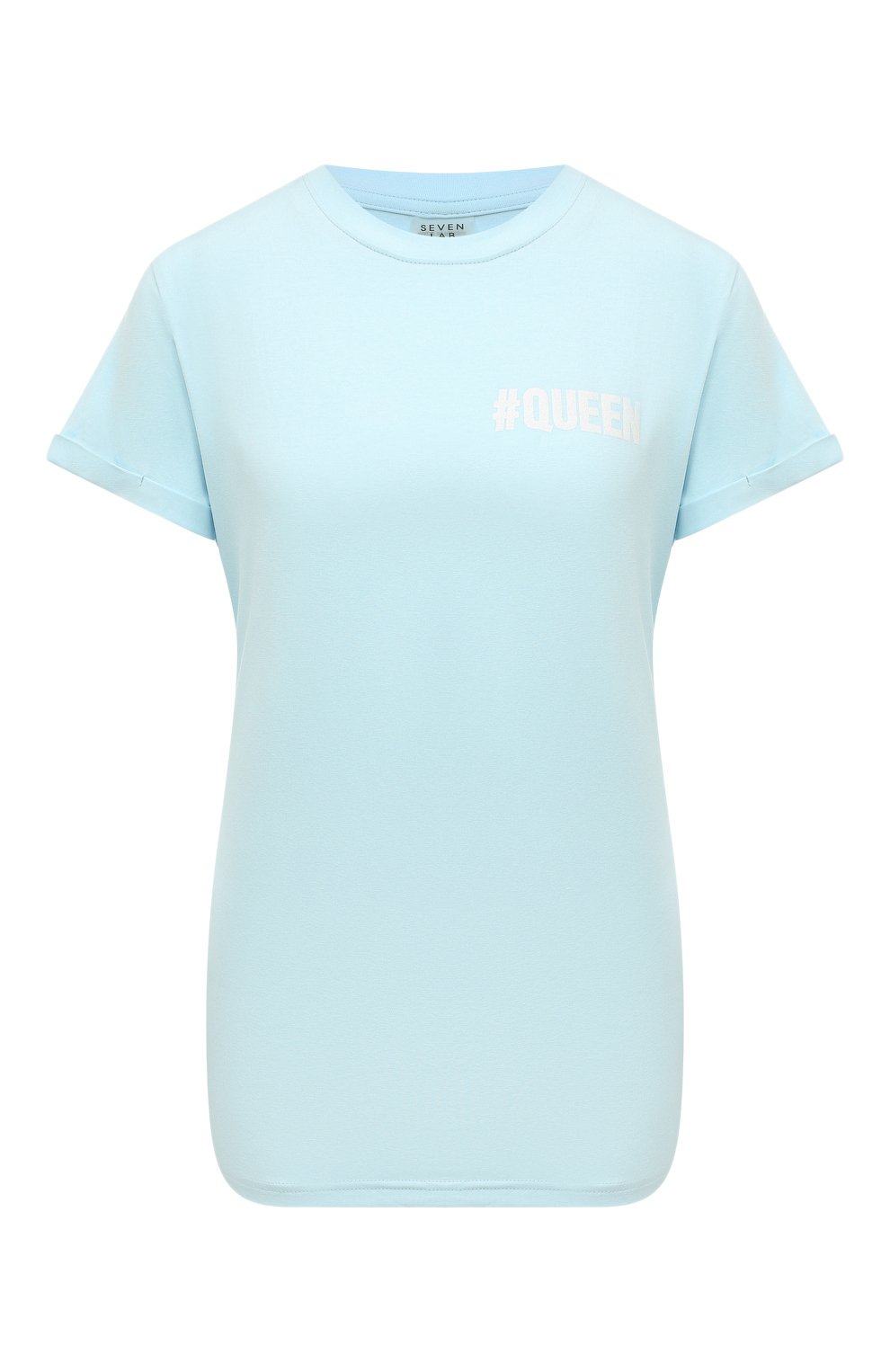 Хлопковая футболка SEVEN LAB, арт. T #q blue, фото 1