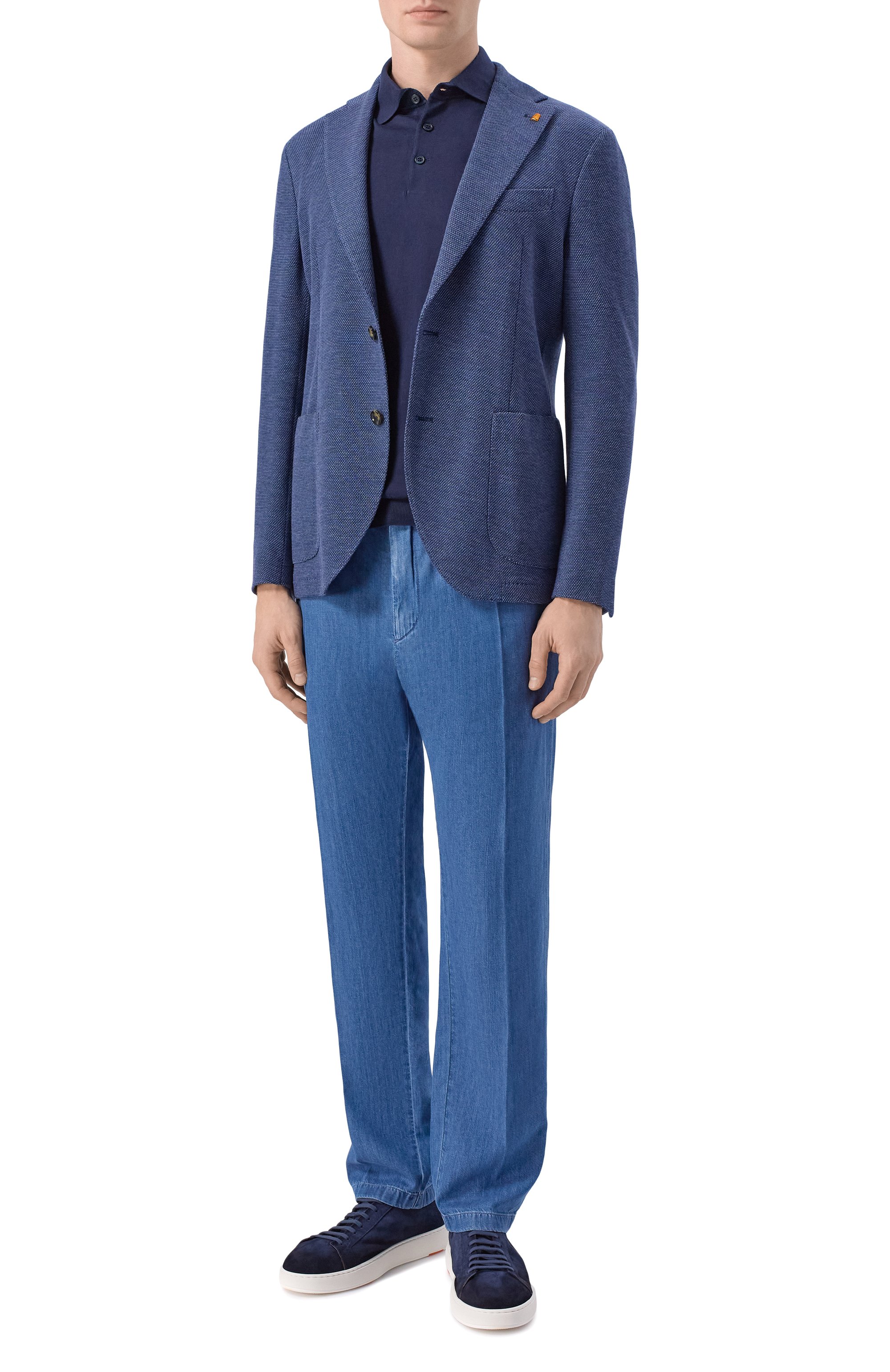 Пиджак из шерсти и хлопка SARTORIA LATORRE, арт. JD74/JJ177, фото 2