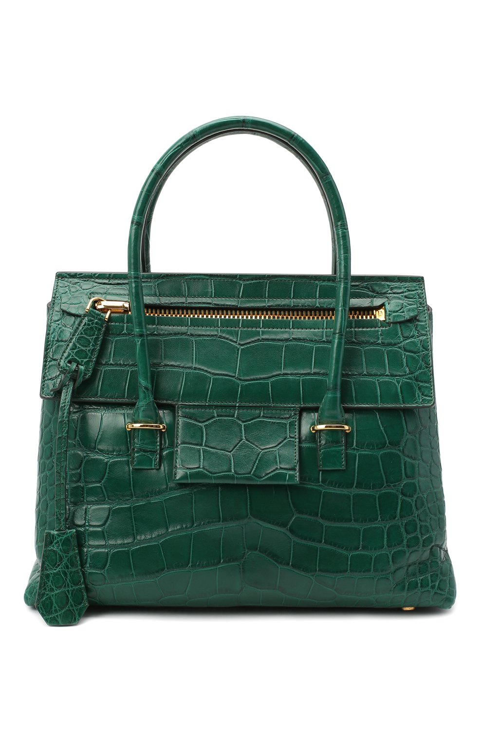 Сумка-тоут icon medium из кожи аллигатора TOM FORD, арт. L0683T/CSY, фото 1