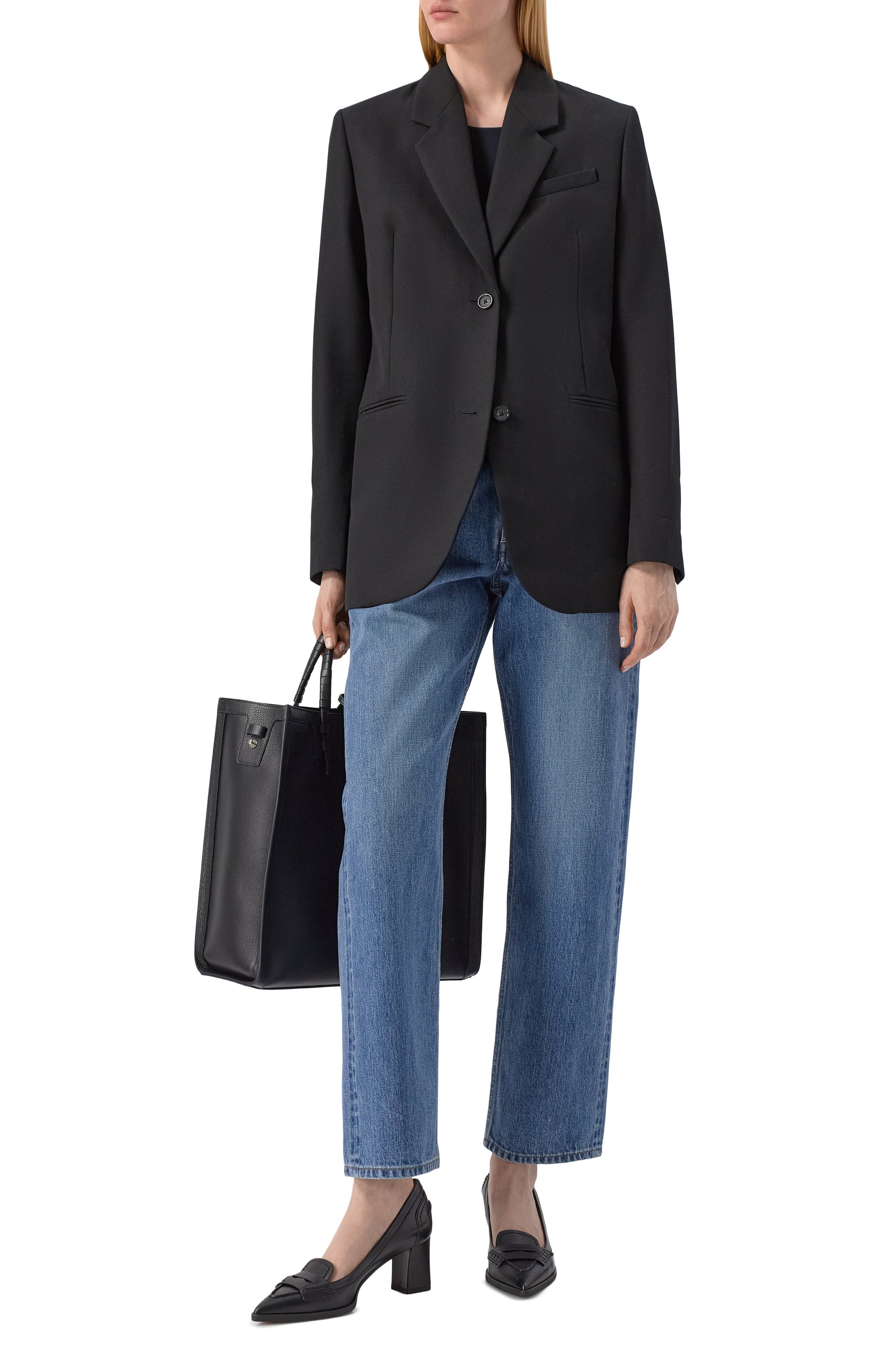 Кожаные туфли SANTONI, арт. WDEG71386PC4NVGB, фото 2