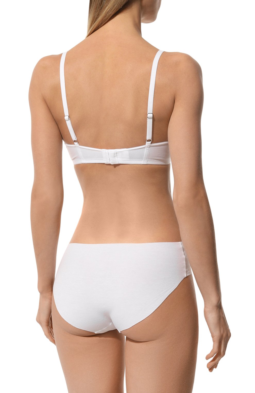 Хлопковый бюстгальтер HANRO белого цвета по цене 16440 руб., арт. 072433, фото 3 Хлопковый бюстгальтер HANRO, арт. 072433, фото 3