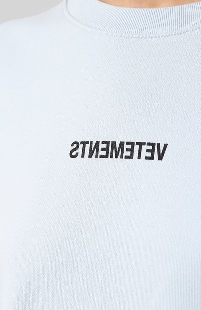 Хлопковый свитшот VETEMENTS, арт. UAH20TR728/W, фото 5
